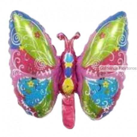 Globo Metaliz Mariposa 35cm