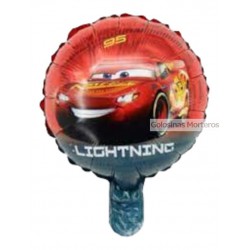 Globo Metaliz Cars circular 45cm