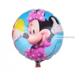 Globo Metaliz Minnie fiesta circular 45cm