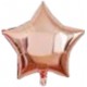 Globo Metaliz Estrella lisa rosa gold 45cm